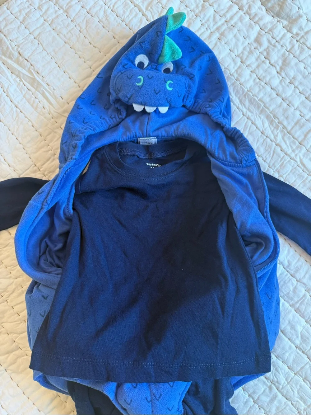 NWT Carter's 3 piece dinosaur costume 24 months